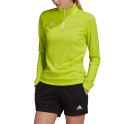 Adidas teamwear Bluza damska adidas Entrada 22 Top Training limonkowa HC5052