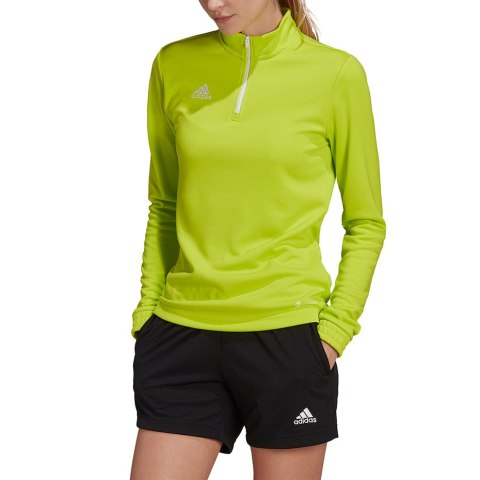 Adidas teamwear Bluza damska adidas Entrada 22 Top Training limonkowa HC5052 Adidas teamwear Bluza damska adidas Entrada 22 Top Training limonkowa HC5052