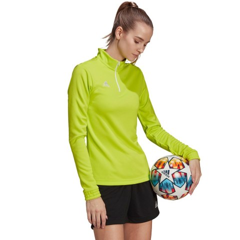 Adidas teamwear Bluza damska adidas Entrada 22 Top Training limonkowa HC5052 Adidas teamwear Bluza damska adidas Entrada 22 Top Training limonkowa HC5052