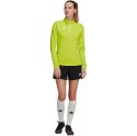 Adidas teamwear Bluza damska adidas Entrada 22 Top Training limonkowa HC5052