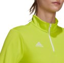 Adidas teamwear Bluza damska adidas Entrada 22 Top Training limonkowa HC5052