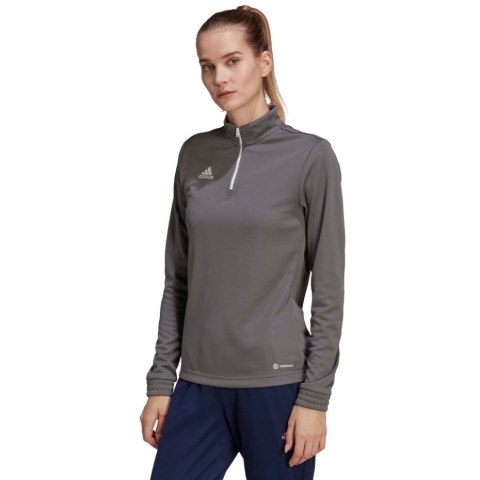Adidas teamwear Bluza damska adidas Entrada 22 Top Training szara H57542 Adidas teamwear Bluza damska adidas Entrada 22 Top Training szara H57542