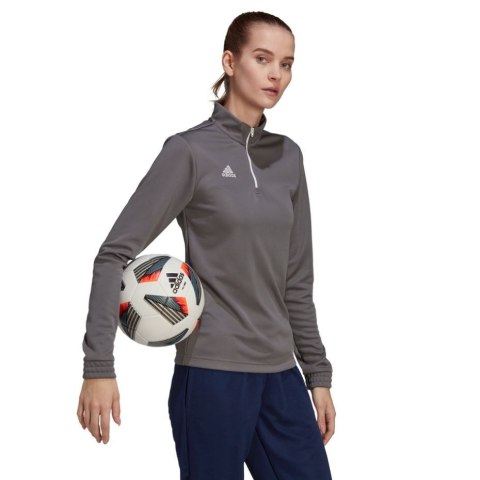 Adidas teamwear Bluza damska adidas Entrada 22 Top Training szara H57542 Adidas teamwear Bluza damska adidas Entrada 22 Top Training szara H57542