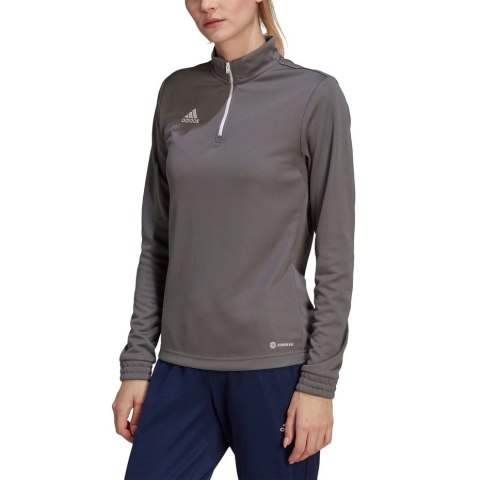 Adidas teamwear Bluza damska adidas Entrada 22 Top Training szara H57542 Adidas teamwear Bluza damska adidas Entrada 22 Top Training szara H57542