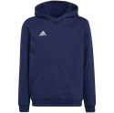 Adidas teamwear Bluza dla dzieci adidas Entrada 22 Hoody granatowa H57517