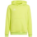 Adidas teamwear Bluza dla dzieci adidas Entrada 22 Hoody limonkowa HC5069