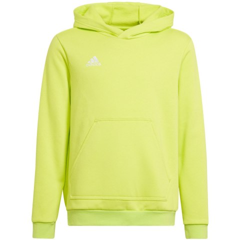 Adidas teamwear Bluza dla dzieci adidas Entrada 22 Hoody limonkowa HC5069