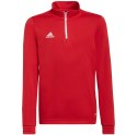 Adidas teamwear Bluza dla dzieci adidas Entrada 22 Tr Top czerwona H57550