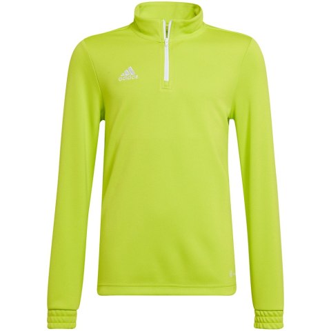 Adidas teamwear Bluza dla dzieci adidas Entrada 22 Training Top limonkowa HC5060