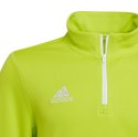 Adidas teamwear Bluza dla dzieci adidas Entrada 22 Training Top limonkowa HC5060