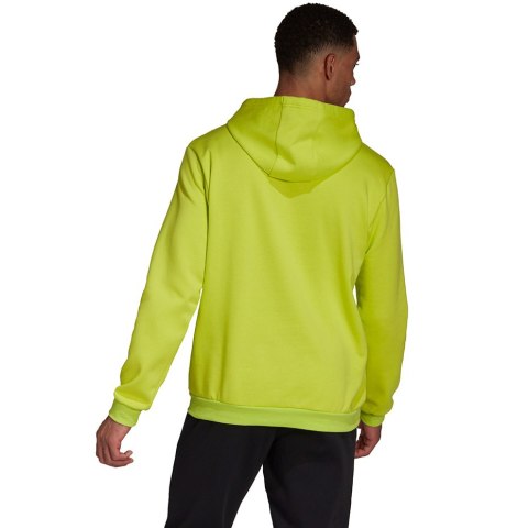 Adidas teamwear Bluza męska adidas Entrada 22 Hoody limonkowa HC5083 Adidas teamwear Bluza męska adidas Entrada 22 Hoody limonkowa HC5083