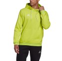 Adidas teamwear Bluza męska adidas Entrada 22 Hoody limonkowa HC5083