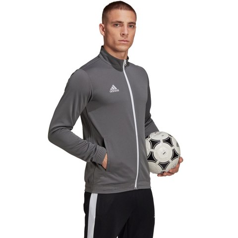 Adidas teamwear Bluza męska adidas Entrada 22 Track Jacket szara H57522 Adidas teamwear Bluza męska adidas Entrada 22 Track Jacket szara H57522