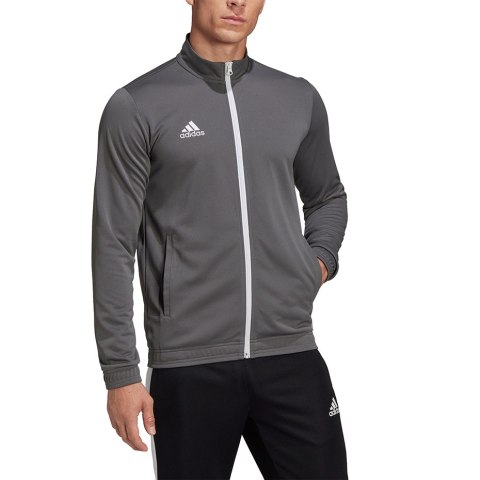 Adidas teamwear Bluza męska adidas Entrada 22 Track Jacket szara H57522 Adidas teamwear Bluza męska adidas Entrada 22 Track Jacket szara H57522