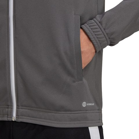 Adidas teamwear Bluza męska adidas Entrada 22 Track Jacket szara H57522 Adidas teamwear Bluza męska adidas Entrada 22 Track Jacket szara H57522