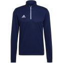 Adidas teamwear Bluza męska adidas Entrada 22 Training Top granatowa HB5327