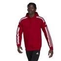 Adidas teamwear Bluza męska adidas Squadra 21 Sweat Hoody czerwona HC6282