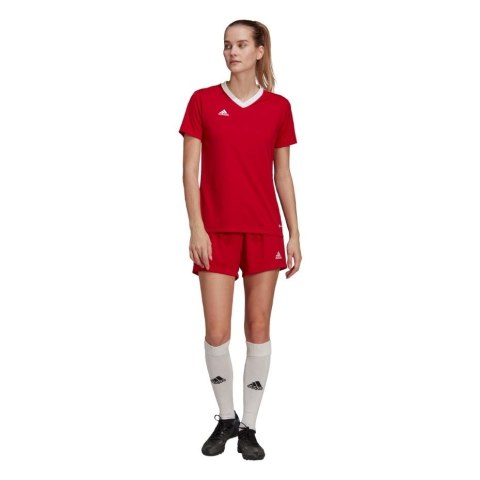 Adidas teamwear Koszulka damska adidas Entrada 22 Jersey czerwona H57571 Adidas teamwear Koszulka damska adidas Entrada 22 Jersey czerwona H57571