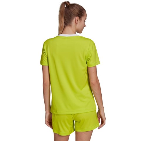 Adidas teamwear Koszulka damska adidas Entrada 22 Jsy limonkowa HC5080 Adidas teamwear Koszulka damska adidas Entrada 22 Jsy limonkowa HC5080