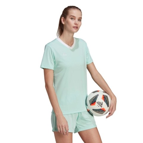 Adidas teamwear Koszulka damska adidas Entrada 22 Jsy miętowa HC5076 Adidas teamwear Koszulka damska adidas Entrada 22 Jsy miętowa HC5076