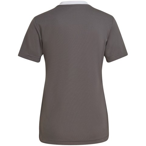 Adidas teamwear Koszulka damska adidas Entrada 22 Jsy szara H59848 Adidas teamwear Koszulka damska adidas Entrada 22 Jsy szara H59848
