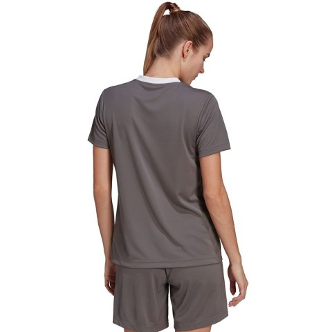 Adidas teamwear Koszulka damska adidas Entrada 22 Jsy szara H59848 Adidas teamwear Koszulka damska adidas Entrada 22 Jsy szara H59848
