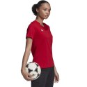 Adidas teamwear Koszulka damska adidas Entrada 22 Tee czerwona HC0441