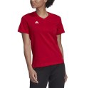 Adidas teamwear Koszulka damska adidas Entrada 22 Tee czerwona HC0441