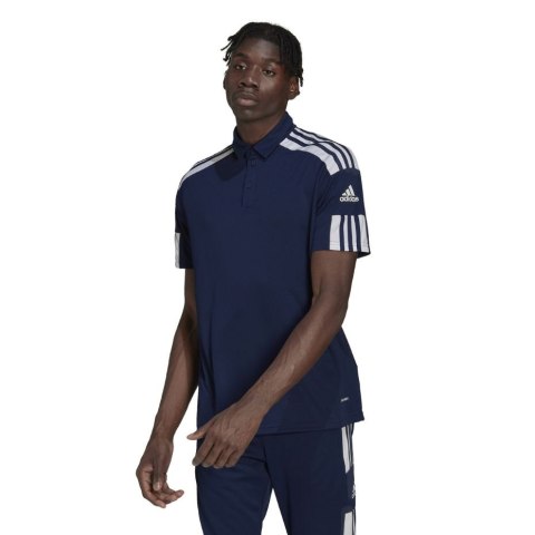 Adidas teamwear Koszulka męska adidas Squadra 21 Polo granatowa HC6277 Adidas teamwear Koszulka męska adidas Squadra 21 Polo granatowa HC6277