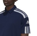 Adidas teamwear Koszulka męska adidas Squadra 21 Polo granatowa HC6277