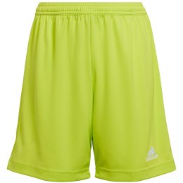 Adidas teamwear Spodenki dla dzieci adidas Entrada 22 limonkowe HC5065