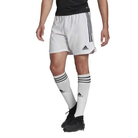 Adidas teamwear Spodenki męskie adidas Condivo 22 Match Day białe HA3508 Adidas teamwear Spodenki męskie adidas Condivo 22 Match Day białe HA3508
