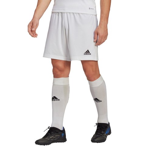 Adidas teamwear Spodenki męskie adidas Entrada 22 białe HG6295 Adidas teamwear Spodenki męskie adidas Entrada 22 białe HG6295