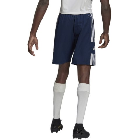 Adidas teamwear Spodenki męskie adidas Squadra 21 Downtime granatowe HC6281 Adidas teamwear Spodenki męskie adidas Squadra 21 Downtime granatowe HC6281