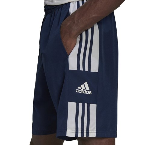 Adidas teamwear Spodenki męskie adidas Squadra 21 Downtime granatowe HC6281 Adidas teamwear Spodenki męskie adidas Squadra 21 Downtime granatowe HC6281