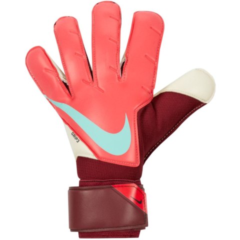 Nike Football Rękawice bramkarskie Nike Goalkeeper Grip3 FA20 czerwono-bordowe CN5651 660