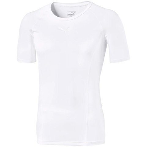 Puma Koszulka męska Puma LIGA Baselayer Tee SS biała 655918 04