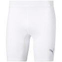 Puma Spodenki męskie Puma LIGA Baselayer Short Tight białe 655924 04