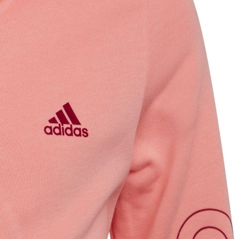 Adidas Bluza dla dzieci adidas brzoskwiniowa HE1968 Adidas Bluza dla dzieci adidas brzoskwiniowa HE1968