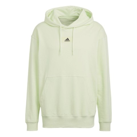 Adidas Bluza męska adidas Essentials FeelVivid Cotton Hoodie zielona HE4359