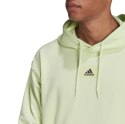 Adidas Bluza męska adidas Essentials FeelVivid Cotton Hoodie zielona HE4359