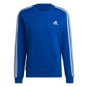 Adidas Bluza męska adidas Essentials French Terry 3-Stripes niebieska HE1832