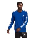 Adidas Bluza męska adidas Essentials French Terry 3-Stripes niebieska HE1832