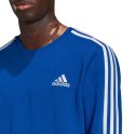 Adidas Bluza męska adidas Essentials French Terry 3-Stripes niebieska HE1832