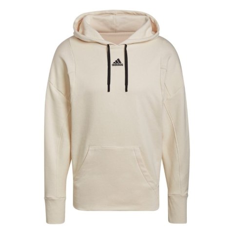 Adidas Bluza męska adidas Studio Lounge Fleece Hoodie beżowa HB0483