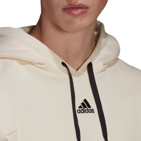 Adidas Bluza męska adidas Studio Lounge Fleece Hoodie beżowa HB0483 Adidas Bluza męska adidas Studio Lounge Fleece Hoodie beżowa HB0483