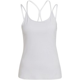 Adidas Koszulka damska adidas Studio Slim Strappy Back Tank Top biała HE3141