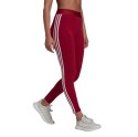 Adidas Legginsy damskie adidas Loungewear Essentials 3-Stripes czerwone HD1826