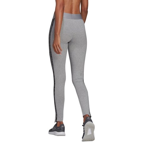 Adidas Legginsy damskie adidas Loungewear Essentials 3-Stripes szare HE7016 Adidas Legginsy damskie adidas Loungewear Essentials 3-Stripes szare HE7016
