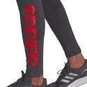 Adidas Legginsy damskie adidas Loungewear Essentials szaro-czerwone HD1770